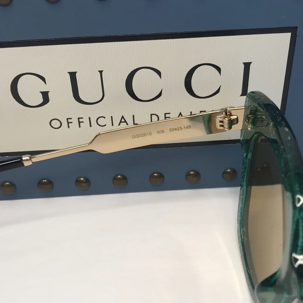 New 💯 Authentic Gucci GG0281S 006 50 Ladies Sunglasses - Picture 13 of 17